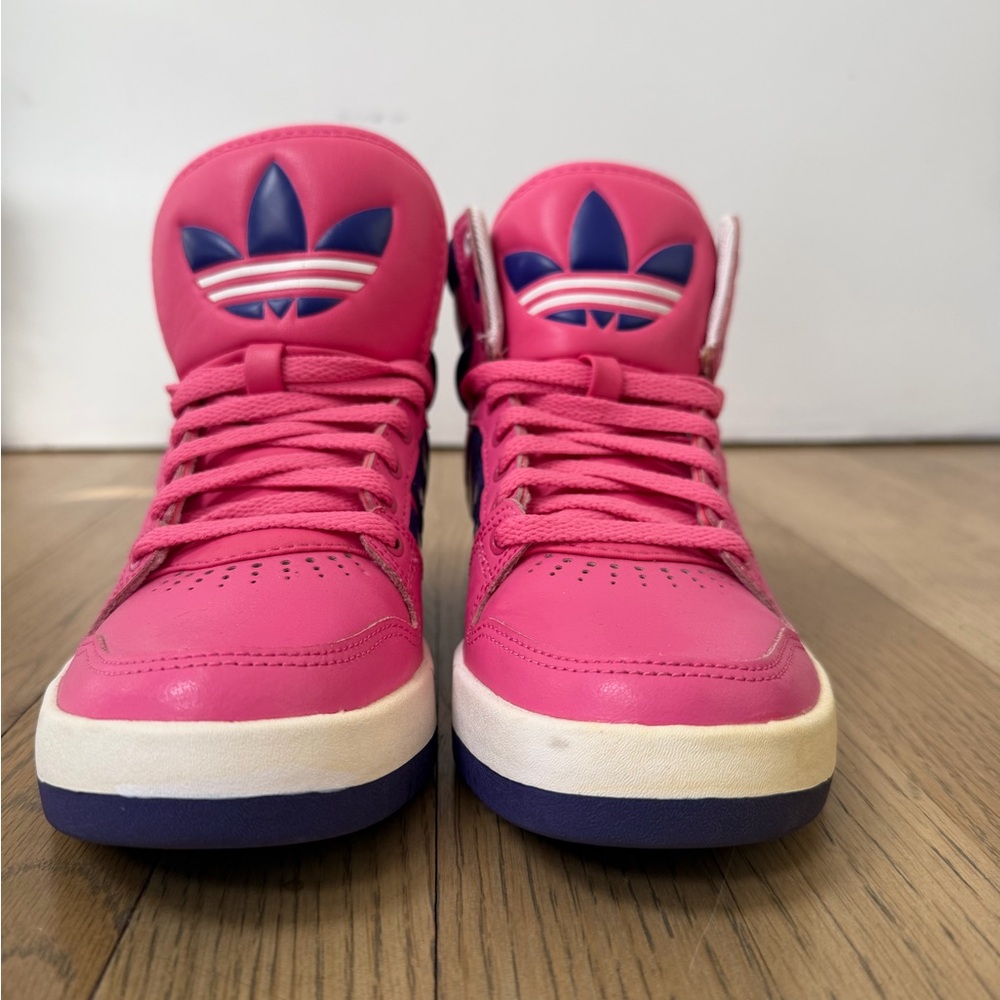 Adidas purple pink hightops - Picture 3 of 16